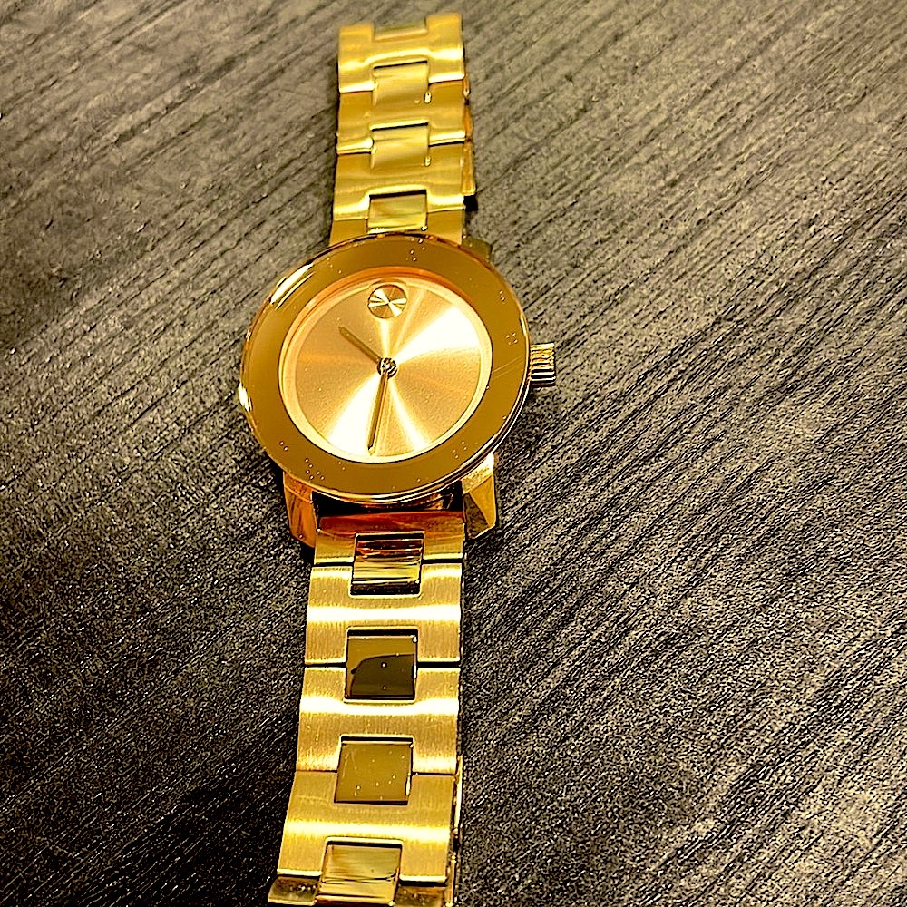 Rose gold Movado Bold woman’s watch